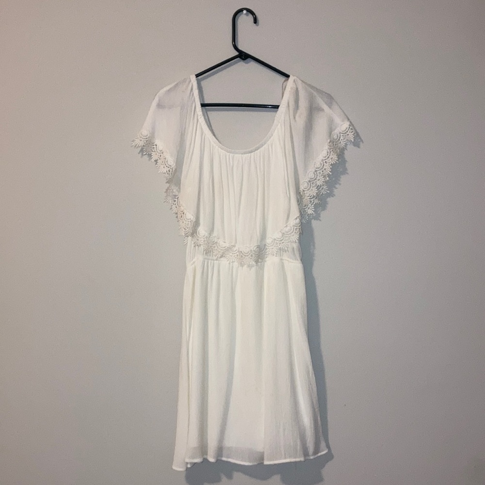 Boho Style White Charlotte Russe Dress